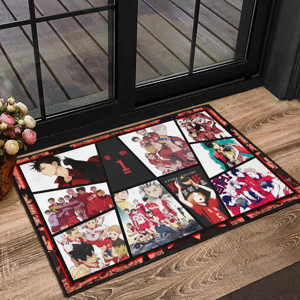 Tetsuro Kuroo Haikyuu Door Mat Anime Home Decor Custom For Fans NA041404