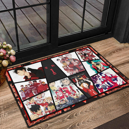 Tetsuro Kuroo Haikyuu Door Mat Anime Home Decor Custom For Fans NA041404