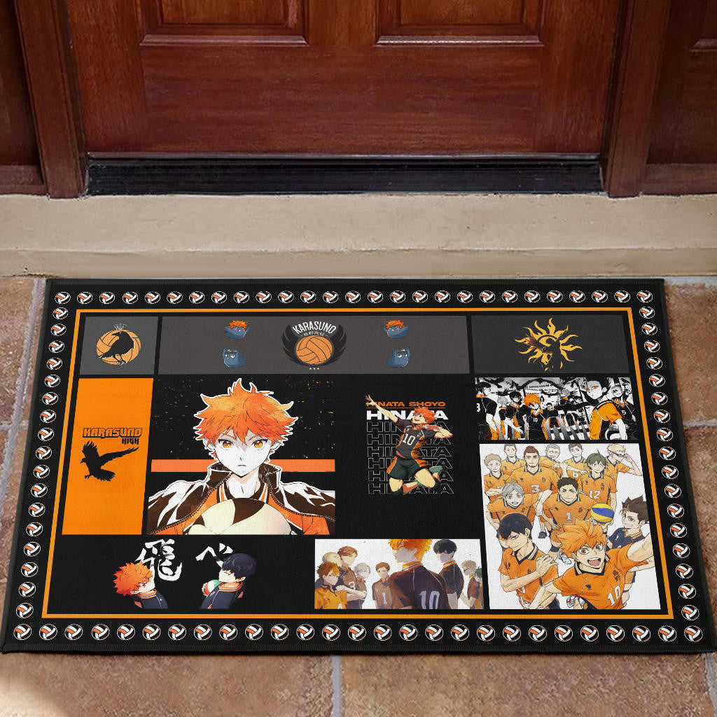Karasuno High Haikyuu Door Mat Anime Home Decor Custom For Fans NA041501