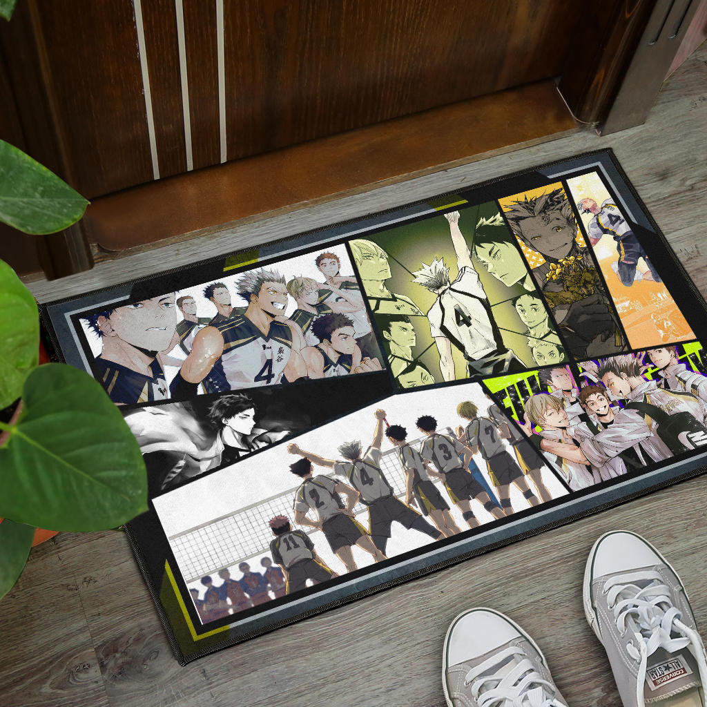 Kotaro Bokuto Haikyuu Door Mat Anime Home Decor Custom For Fans NA041403
