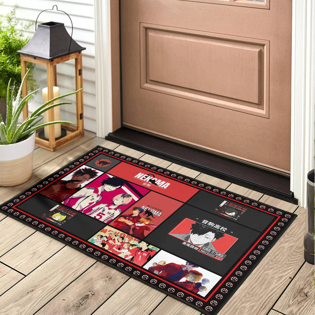 Tetsuro Kuroo Haikyuu Door Mat Anime Home Decor Custom For Fans NA041502