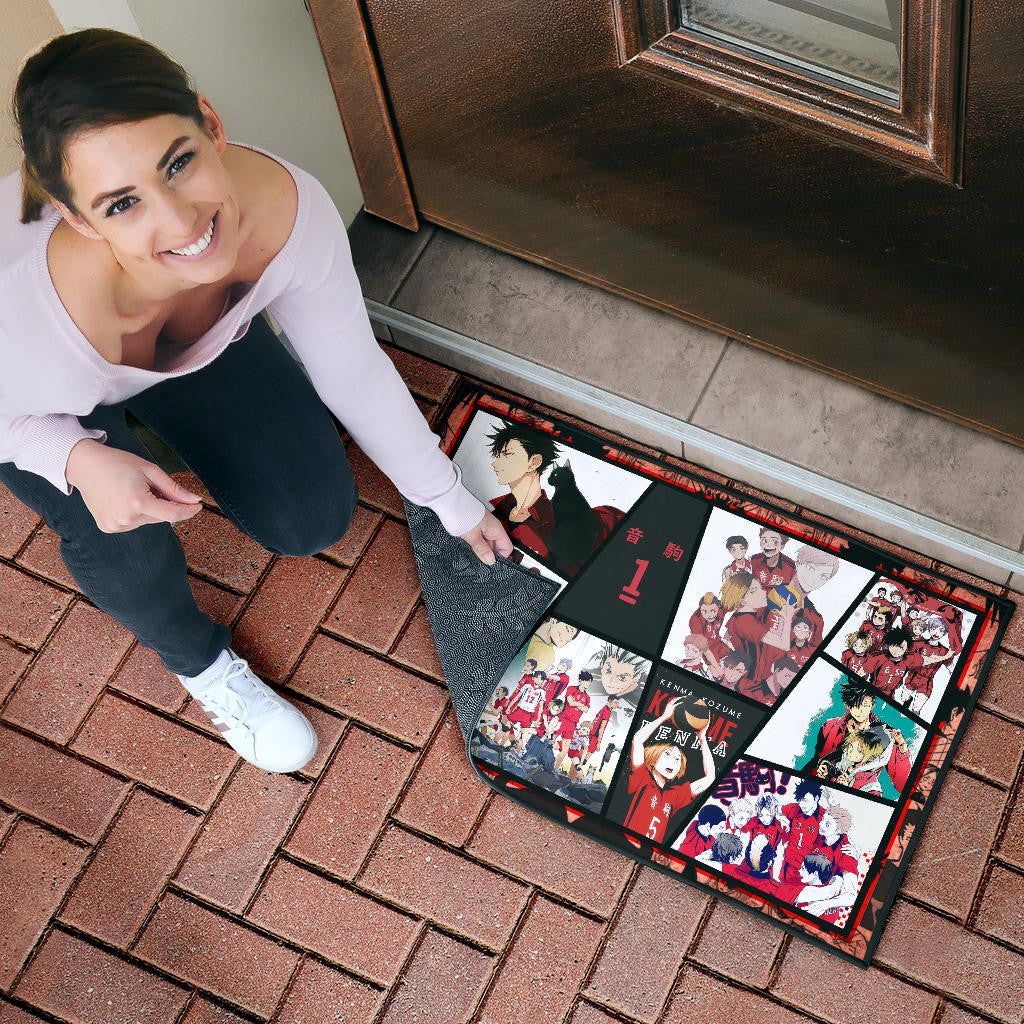 Tetsuro Kuroo Haikyuu Door Mat Anime Home Decor Custom For Fans NA041404