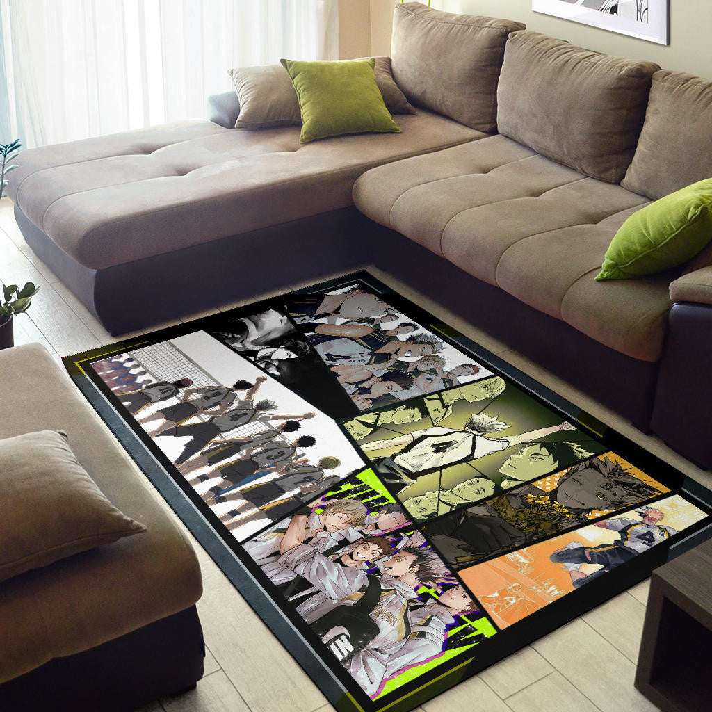 Kotaro Bokuto Haikyuu Area Rug Anime Home Decor Custom For Fans NA041403