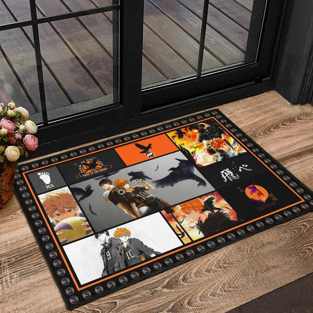 Shoyo Hinata Haikyuu Door Mat Anime Home Decor Custom For Fans NA041503