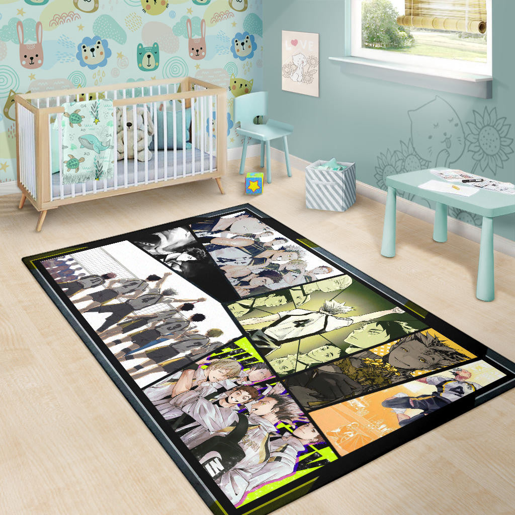 Kotaro Bokuto Haikyuu Area Rug Anime Home Decor Custom For Fans NA041403