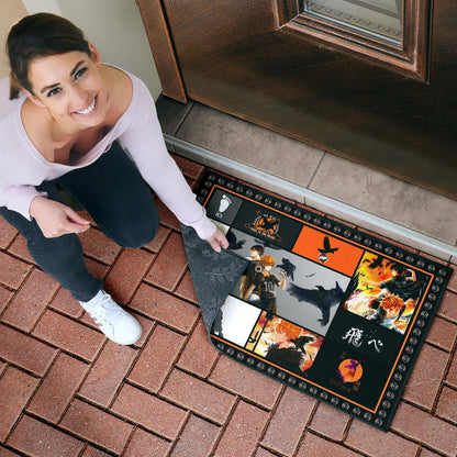 Shoyo Hinata Haikyuu Door Mat Anime Home Decor Custom For Fans NA041503