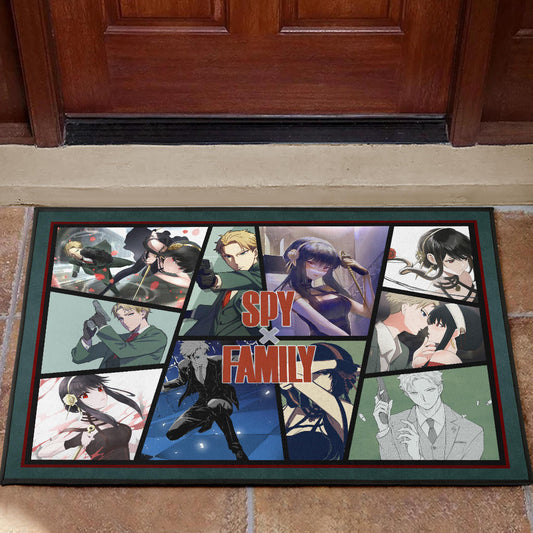 Loid Forger And Yor Forger Spy x Family Door Mat Anime Home Decor Custom For Fans NA042704