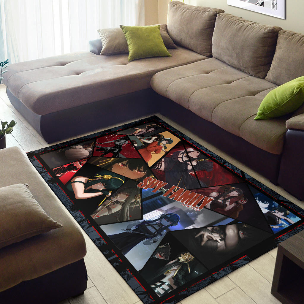 Yor Forger Spy x Family Area Rug Anime Home Decor Custom For Fans NA042601