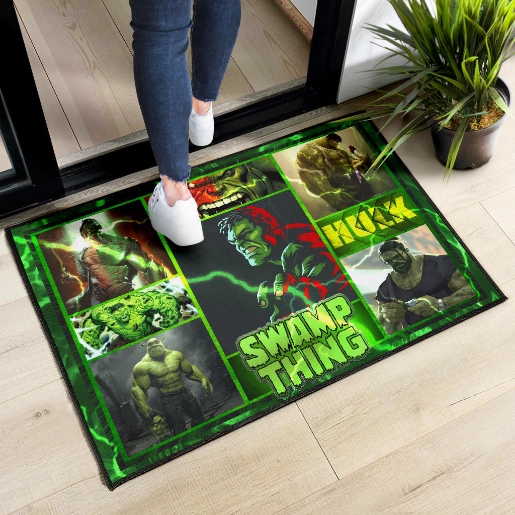 Hulk Swamp Thing Door Mat Movie Home Decor Custom For Fans NT041402