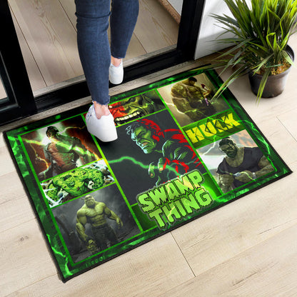 Hulk Swamp Thing Door Mat Movie Home Decor Custom For Fans NT041402