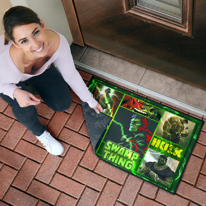 Hulk Swamp Thing Door Mat Movie Home Decor Custom For Fans NT041402