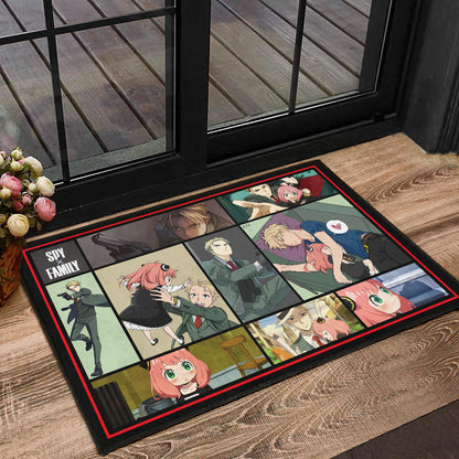 Loid Forger And Anya Forger Spy x Family Door Mat Anime Home Decor Custom For Fans NA042602