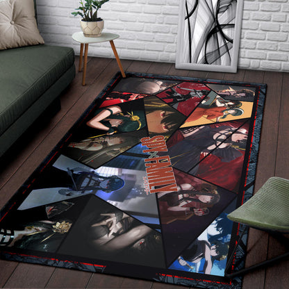 Yor Forger Spy x Family Area Rug Anime Home Decor Custom For Fans NA042601