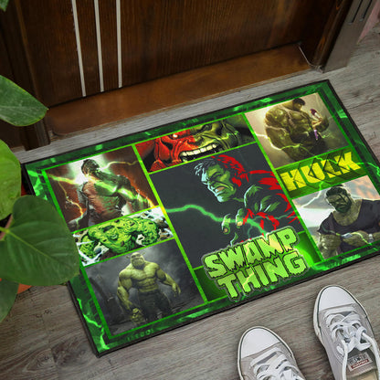 Hulk Swamp Thing Door Mat Movie Home Decor Custom For Fans NT041402