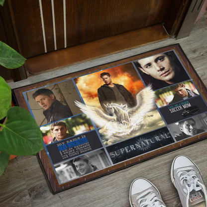 Dean Winchester Supernatural Door Mat Movie Home Decor Custom For Fans NT041202