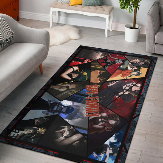 Yor Forger Spy x Family Area Rug Anime Home Decor Custom For Fans NA042601