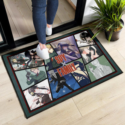 Loid Forger And Yor Forger Spy x Family Door Mat Anime Home Decor Custom For Fans NA042704