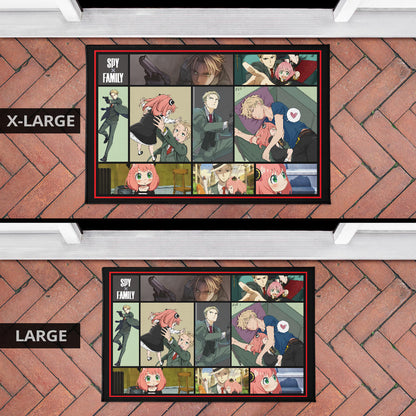 Loid Forger And Anya Forger Spy x Family Door Mat Anime Home Decor Custom For Fans NA042602