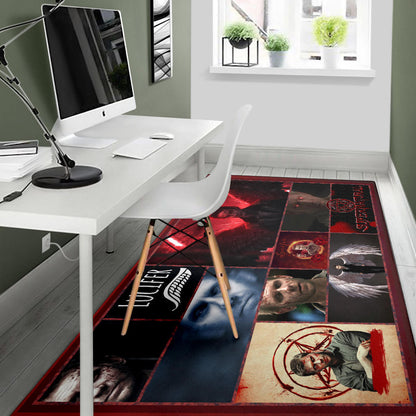 Lucifer Supernatural Area Rug Movie Home Decor Custom For Fans NT041405