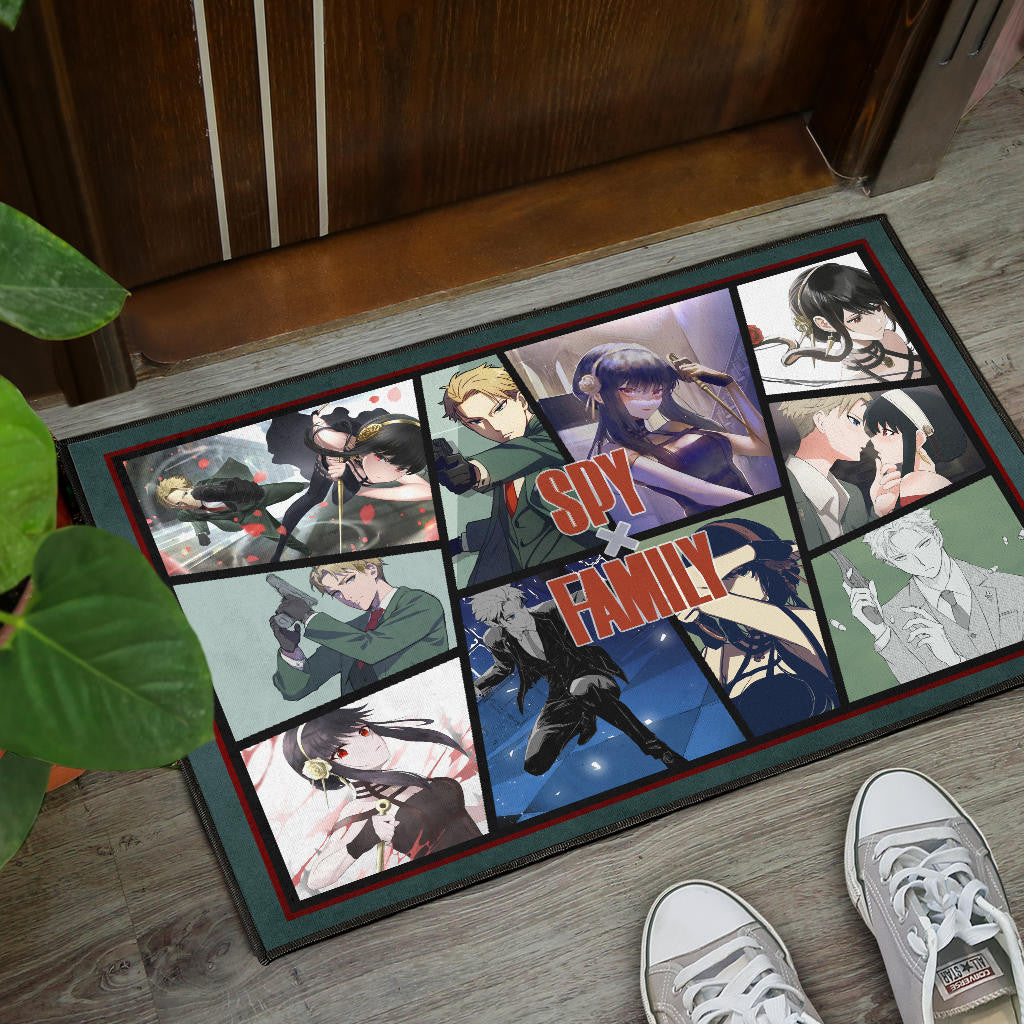 Loid Forger And Yor Forger Spy x Family Door Mat Anime Home Decor Custom For Fans NA042704