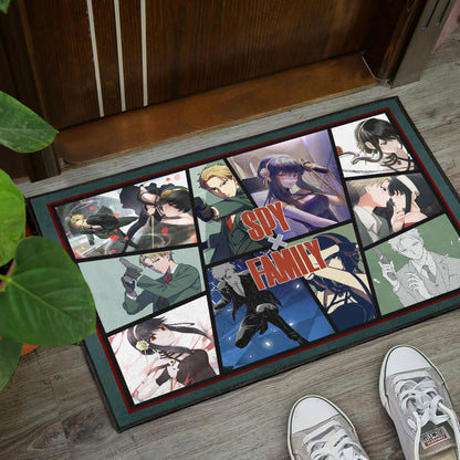 Loid Forger And Yor Forger Spy x Family Door Mat Anime Home Decor Custom For Fans NA042704