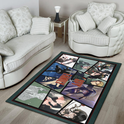 Loid Forger And Yor Forger Spy x Family Area Rug Anime Home Decor Custom For Fans NA042604