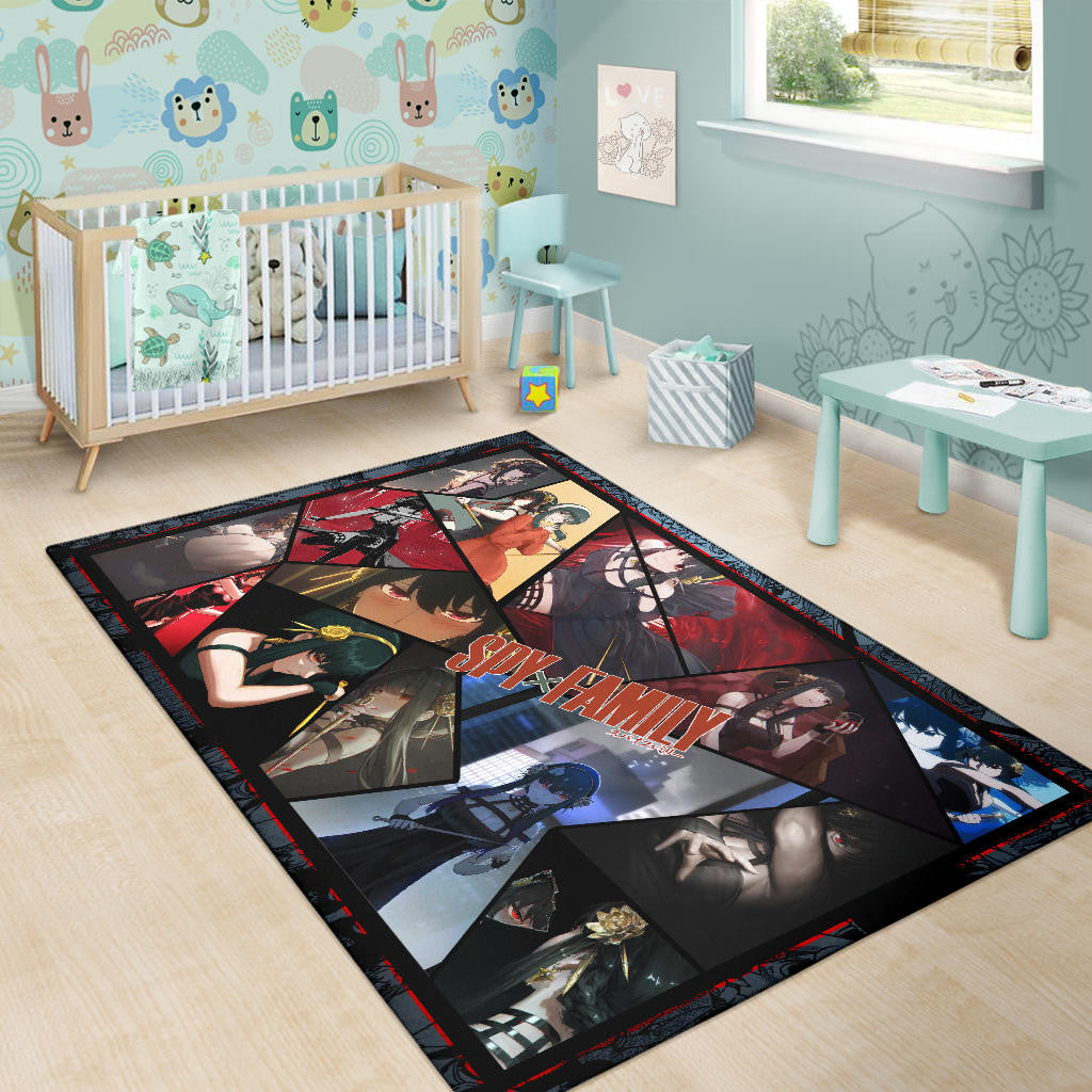 Yor Forger Spy x Family Area Rug Anime Home Decor Custom For Fans NA042601