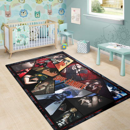 Yor Forger Spy x Family Area Rug Anime Home Decor Custom For Fans NA042601