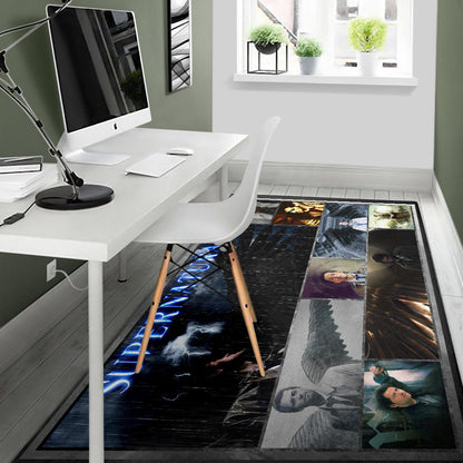 Castiel Supernatural Area Rug Movie Home Decor Custom For Fans NT041401