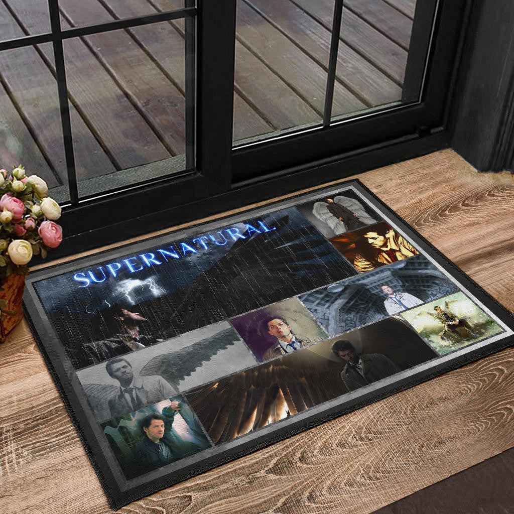 Castiel Supernatural Door Mat Movie Home Decor Custom For Fans NT041401