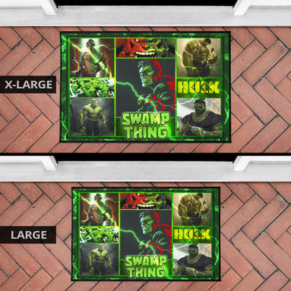 Hulk Swamp Thing Door Mat Movie Home Decor Custom For Fans NT041402