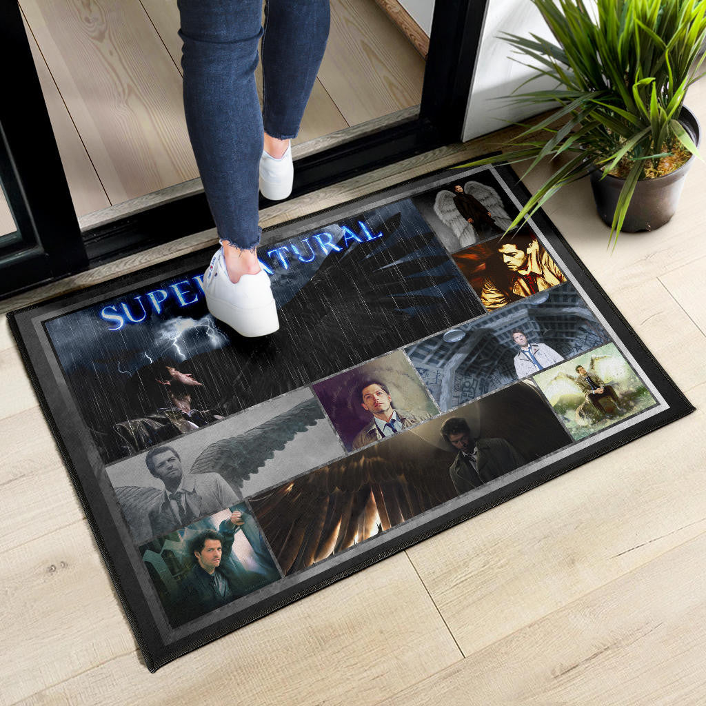 Castiel Supernatural Door Mat Movie Home Decor Custom For Fans NT041401