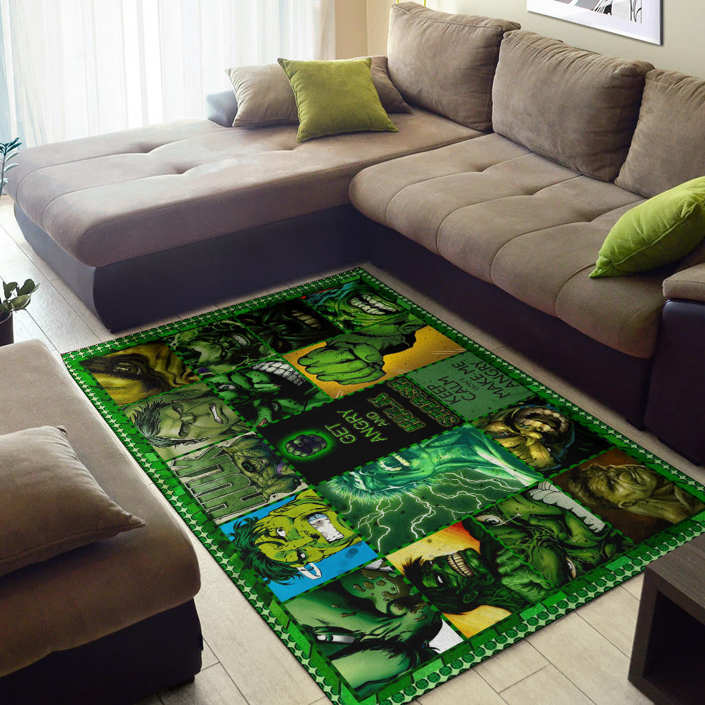 Hulk Swamp Thing Area Rug Movie Home Decor Custom For Fans NT041404