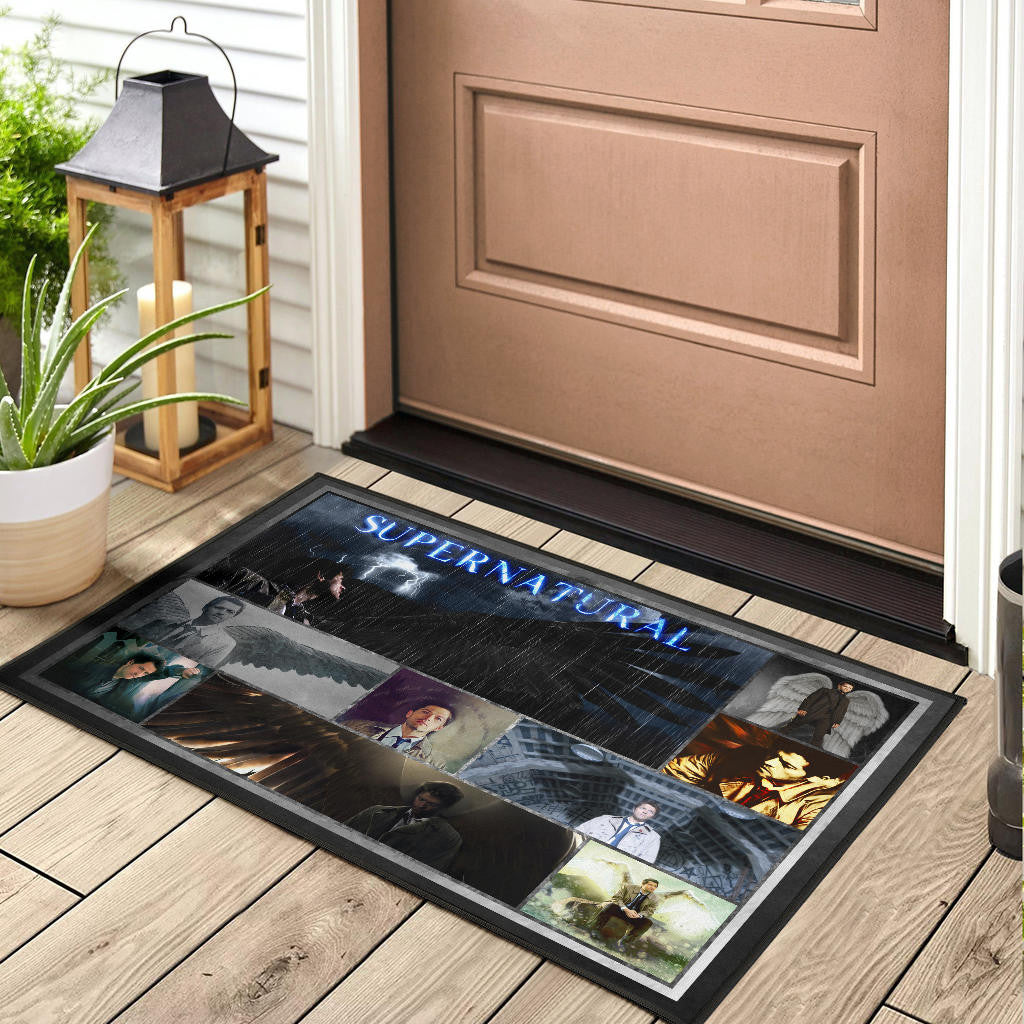 Castiel Supernatural Door Mat Movie Home Decor Custom For Fans NT041401
