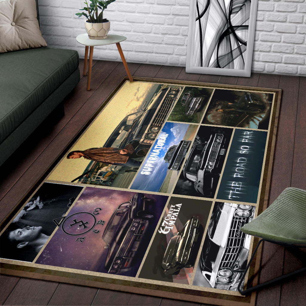 Dean Winchester Supernatural Area Rug Movie Home Decor Custom For Fans NT041406