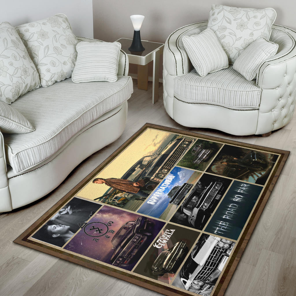 Dean Winchester Supernatural Area Rug Movie Home Decor Custom For Fans NT041406