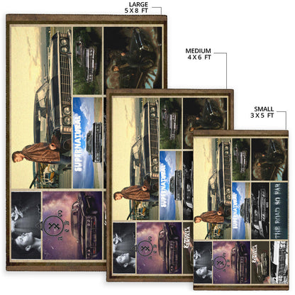 Dean Winchester Supernatural Area Rug Movie Home Decor Custom For Fans NT041406