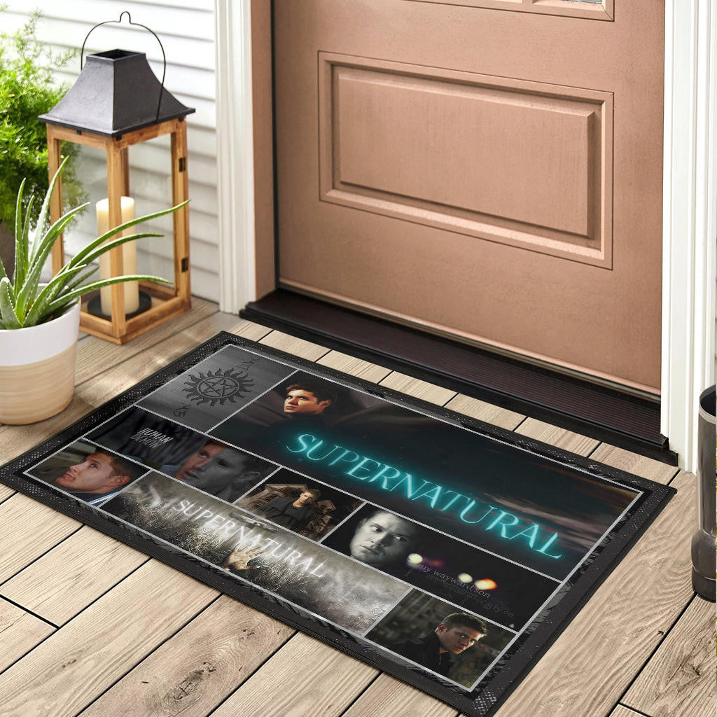 Dean Winchester Supernatural Door Mat Movie Home Decor Custom For Fans NT041204