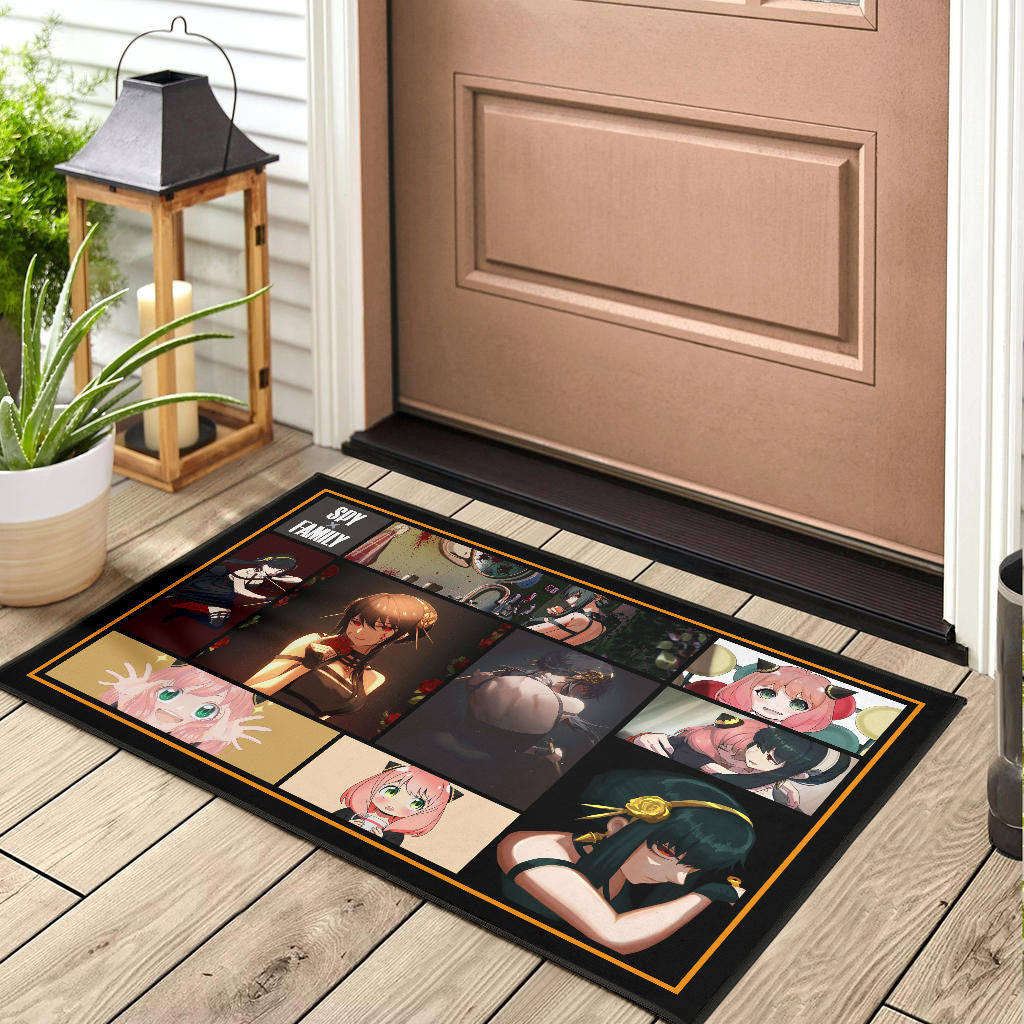 Yor Forger And Anya Forger Spy x Family Door Mat Anime Home Decor Custom For Fans NA042601