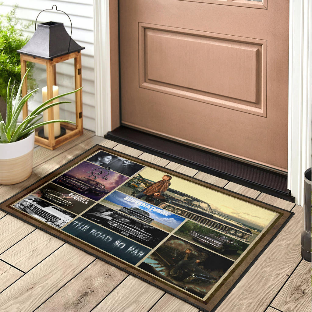 Dean Winchester Supernatural Door Mat Movie Home Decor Custom For Fans NT041406
