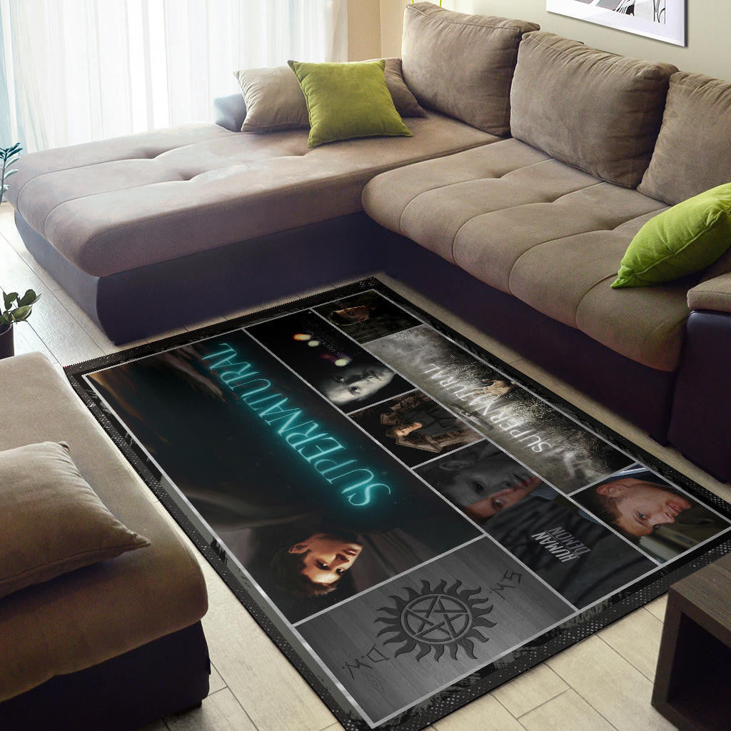 Dean Winchester Supernatural Area Rug Movie Home Decor Custom For Fans NT041204