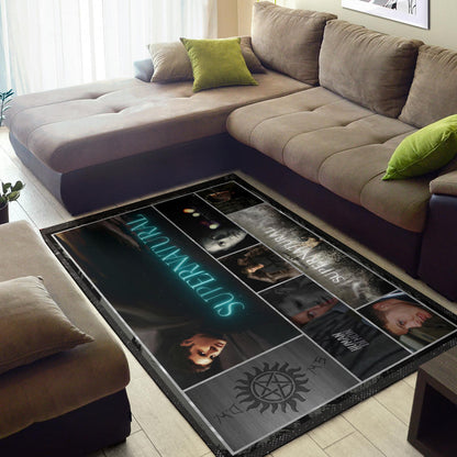 Dean Winchester Supernatural Area Rug Movie Home Decor Custom For Fans NT041204
