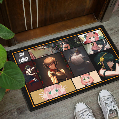 Yor Forger And Anya Forger Spy x Family Door Mat Anime Home Decor Custom For Fans NA042601