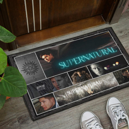 Dean Winchester Supernatural Door Mat Movie Home Decor Custom For Fans NT041204