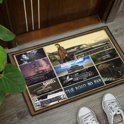 Dean Winchester Supernatural Door Mat Movie Home Decor Custom For Fans NT041406