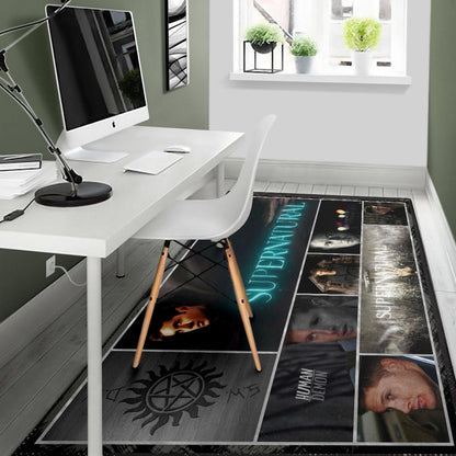 Dean Winchester Supernatural Area Rug Movie Home Decor Custom For Fans NT041204
