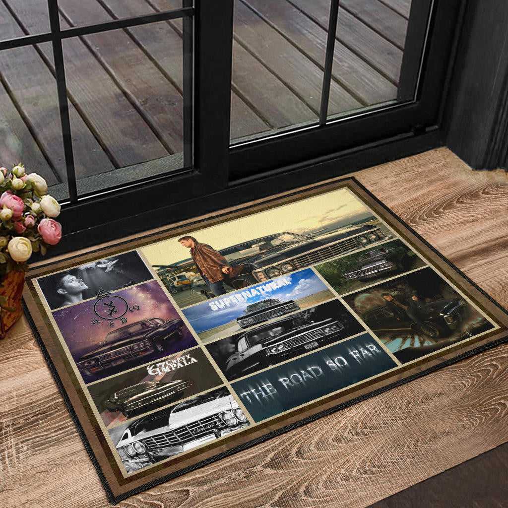 Dean Winchester Supernatural Door Mat Movie Home Decor Custom For Fans NT041406