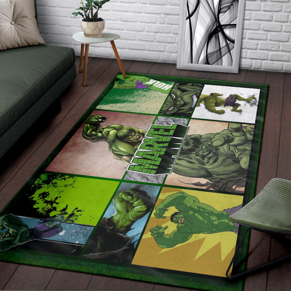 Angry Hulk Swamp Thing Area Rug Movie Home Decor Custom For Fans NT041902