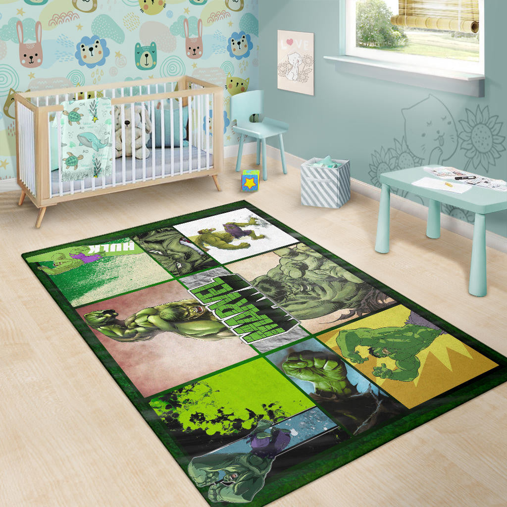 Angry Hulk Swamp Thing Area Rug Movie Home Decor Custom For Fans NT041902