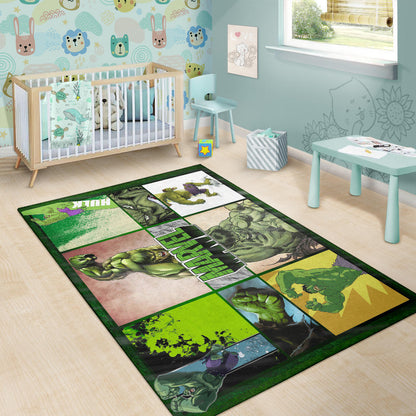 Angry Hulk Swamp Thing Area Rug Movie Home Decor Custom For Fans NT041902